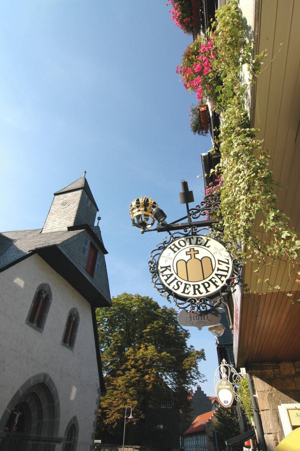 Hotel Garni Kaiserpfalz Goslar Exterior foto